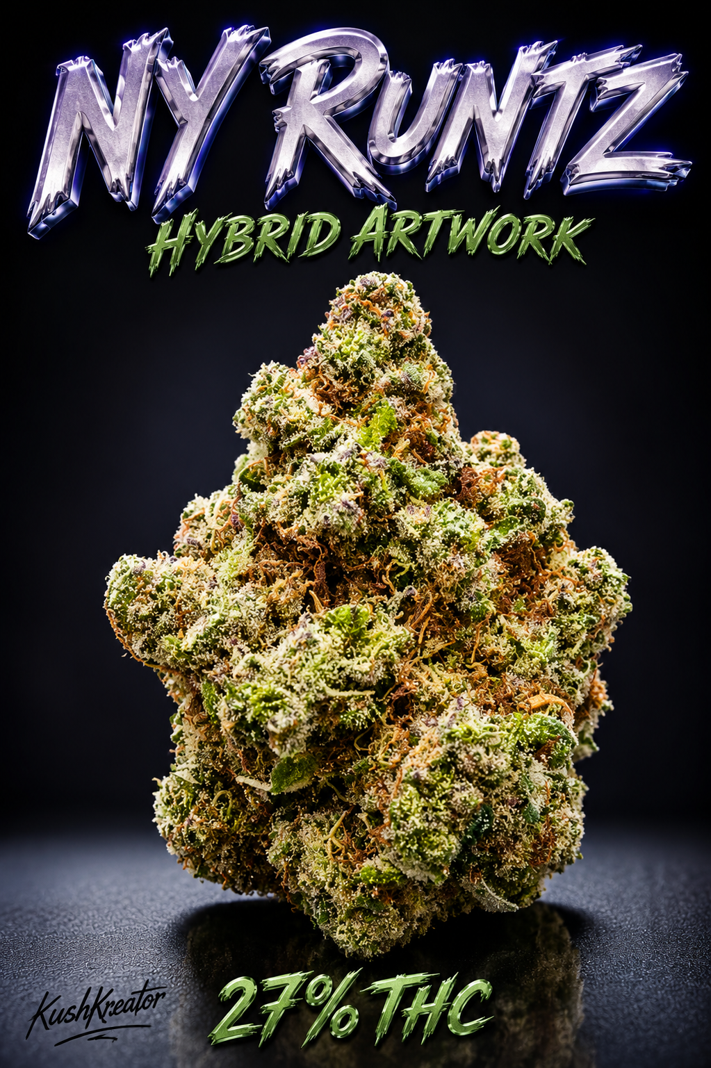 New York Runtz sativa hybrid artwork