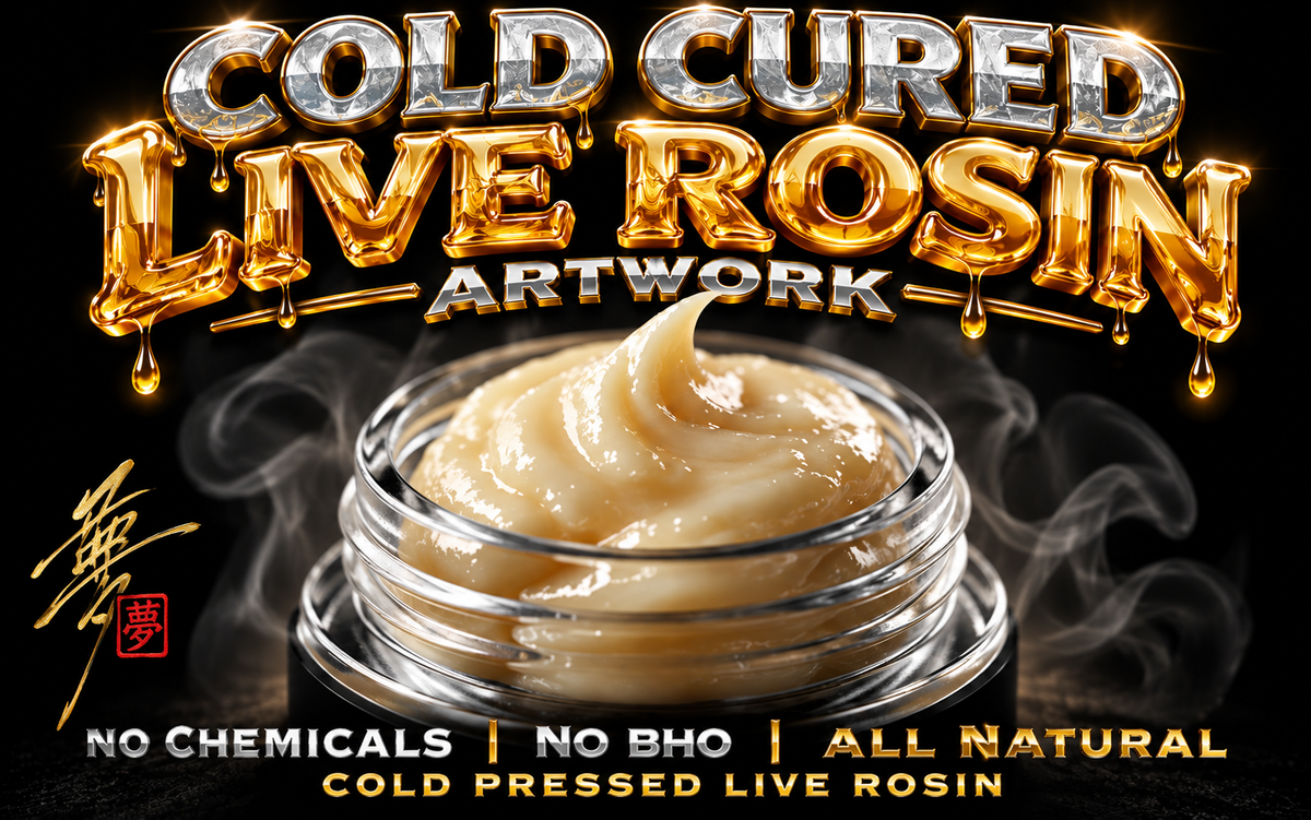 COLD CURED LIVE ROZIN ARTWORK 1G