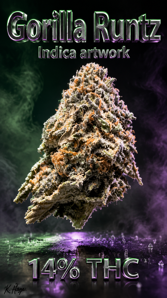 Gorilla runtz indica artwork